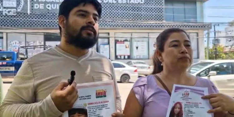 Padre exige justicia tras desaparición de su hija y expareja en Cancún