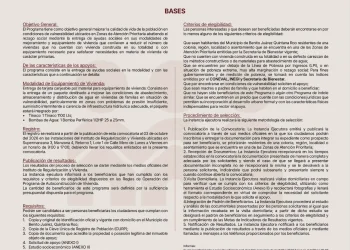 Abre Ayuntamiento de Benito Juarez convocatoria para programa de Autoconstrucción de Vivienda