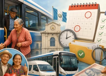 Guatemala actualiza reglamento del transporte gratuito para adultos mayores