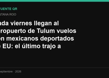 Cada viernes llegan al aeropuerto de Tulum vuelos con mexicanos deportados de EU: el último trajo a 393