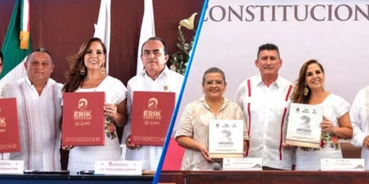 Segundo informe de gobierno del alcalde de Bacalar José Alfredo Contreras Méndez