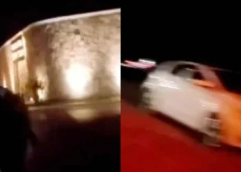 Escena del ataque a conductores de inDrive en Xpu-Ha, carretera Playa del Carmen-Tulum