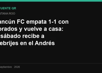 Cancún FC empata 1-1 con Dorados y vuelve a casa: el sábado recibe a Alebrijes en el Andrés Quintana Roo