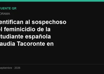 Identifican al sospechoso del feminicidio de la estudiante española Claudia Tacoronte en Morelos