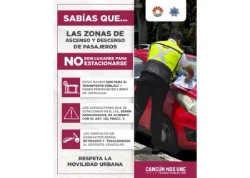 Refuerzan operativos para mantener orden y movilidad segura en bulevar Kukulcán