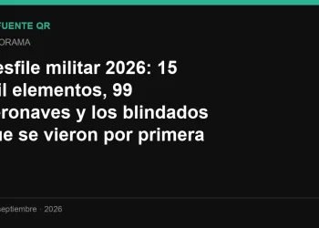 Desfile militar 2026: 15 mil elementos, 99 aeronaves y los blindados que se vieron por primera vez