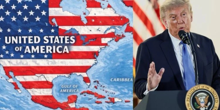 Trump plantea incluir a México, Canadá y Cuba en EU; difunde mapa