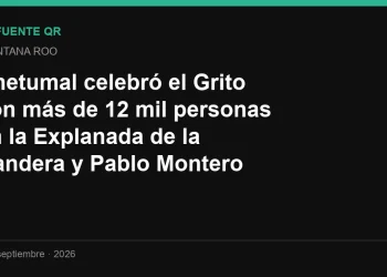 Chetumal celebró el Grito con más de 12 mil personas en la Explanada de la Bandera y Pablo Montero
