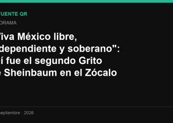 "Viva México libre, independiente y soberano": así fue el segundo Grito de Sheinbaum en el Zócalo