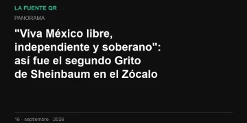 "Viva México libre, independiente y soberano": así fue el segundo Grito de Sheinbaum en el Zócalo