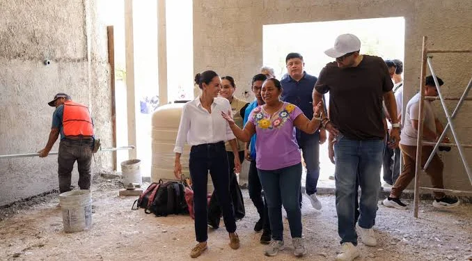 Ana Paty visita gimnasio inclusivo para deportistas