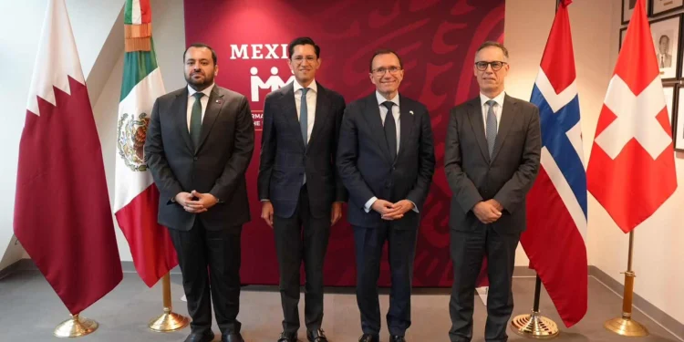 México, Noruega, Qatar y Suiza refuerzan cooperación