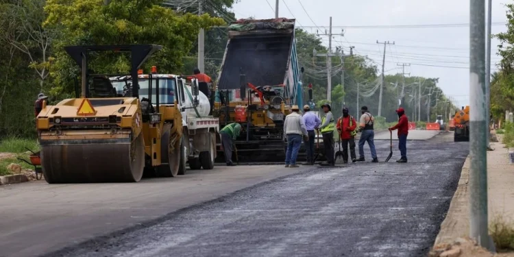 Avenida Galaxias del Sol alcanza 45 de avance en obras de infraestructura