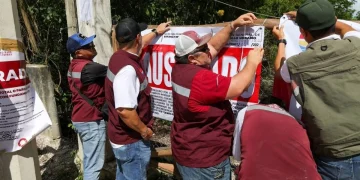 Clausuran desarrollos Tolteca y Azteca en la SM 106 vendian lotes por Facebook