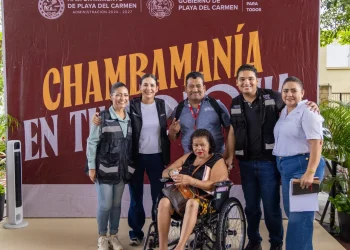 Estefanía Mercado lleva más de 50 servicios gratuitos a Playa del Carmen