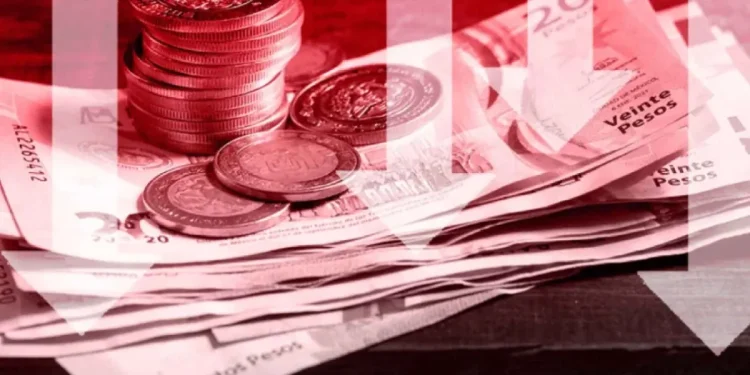 Peso mexicano amplía pérdidas frente al dólar