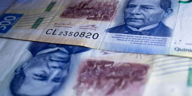 Billetes de pesos mexicanos