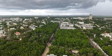 Constatan avance en la modernizacion vial de la Nazareth en Cancun