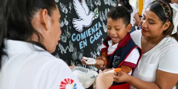 Llevan feria Sembrando la Paz al preescolar 20 de Noviembre en Cancun