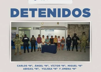 Cinco detenidos tras operativo en la Supermanzana 63