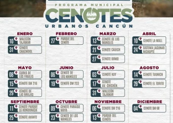 Llaman en Cancun a sumarse a limpieza de cenotes y Reciclaton